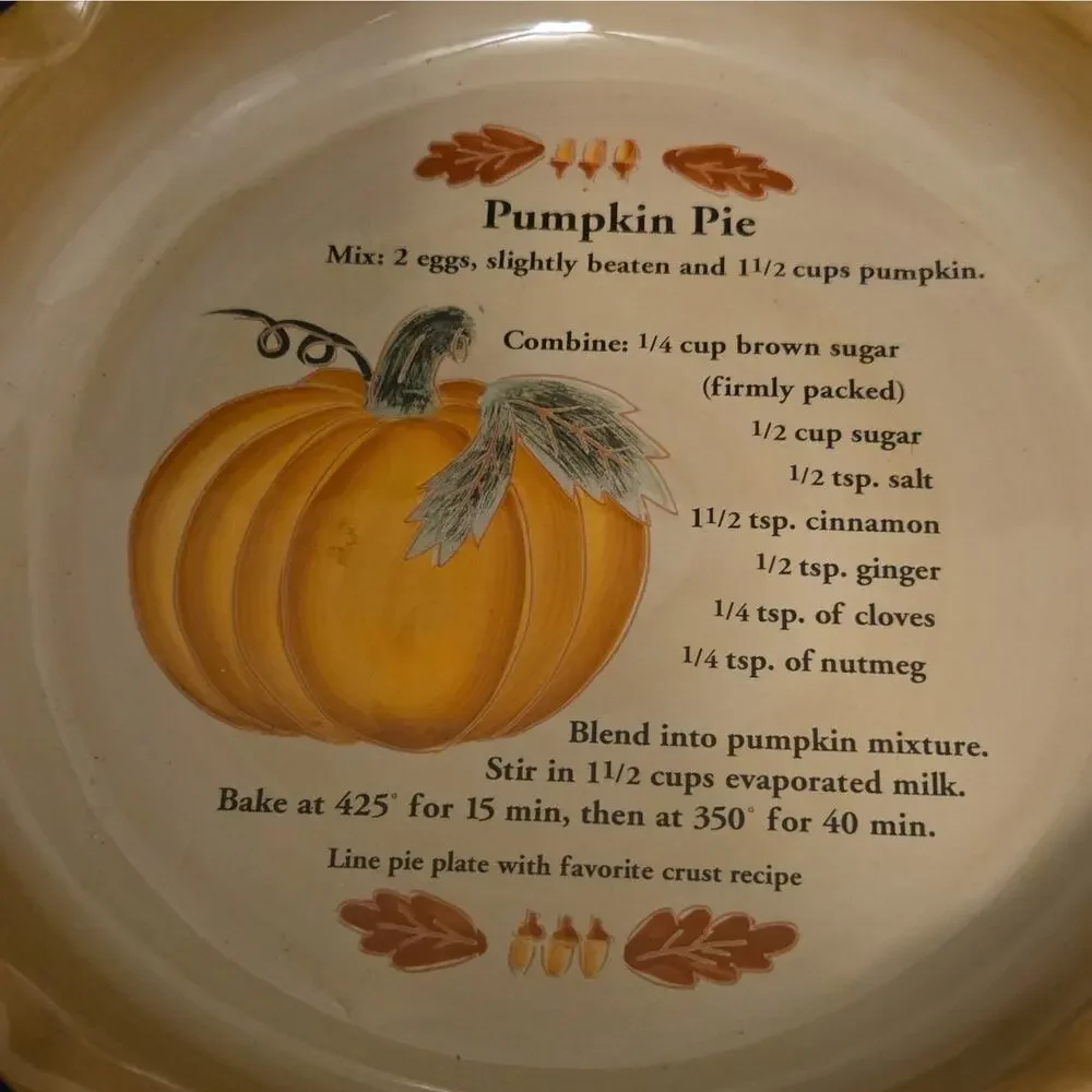Harvest ceramic pumpkin